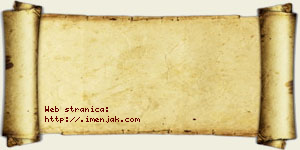 Minja Perunac vizit kartica